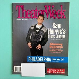 Sam Harris Theater Week Magazine August 1 1994 DOODY In Grease / Label Attached